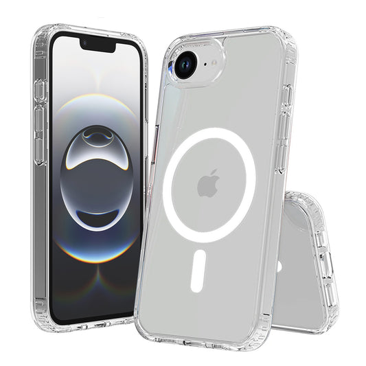 MagSafe-deksel for Apple iPhone 17e / 16e, Techsuit, Pro, Transparent