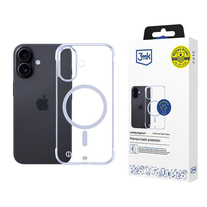 MagSafe-deksel for Apple iPhone 17, 3MK, Bare 20g, Transparent