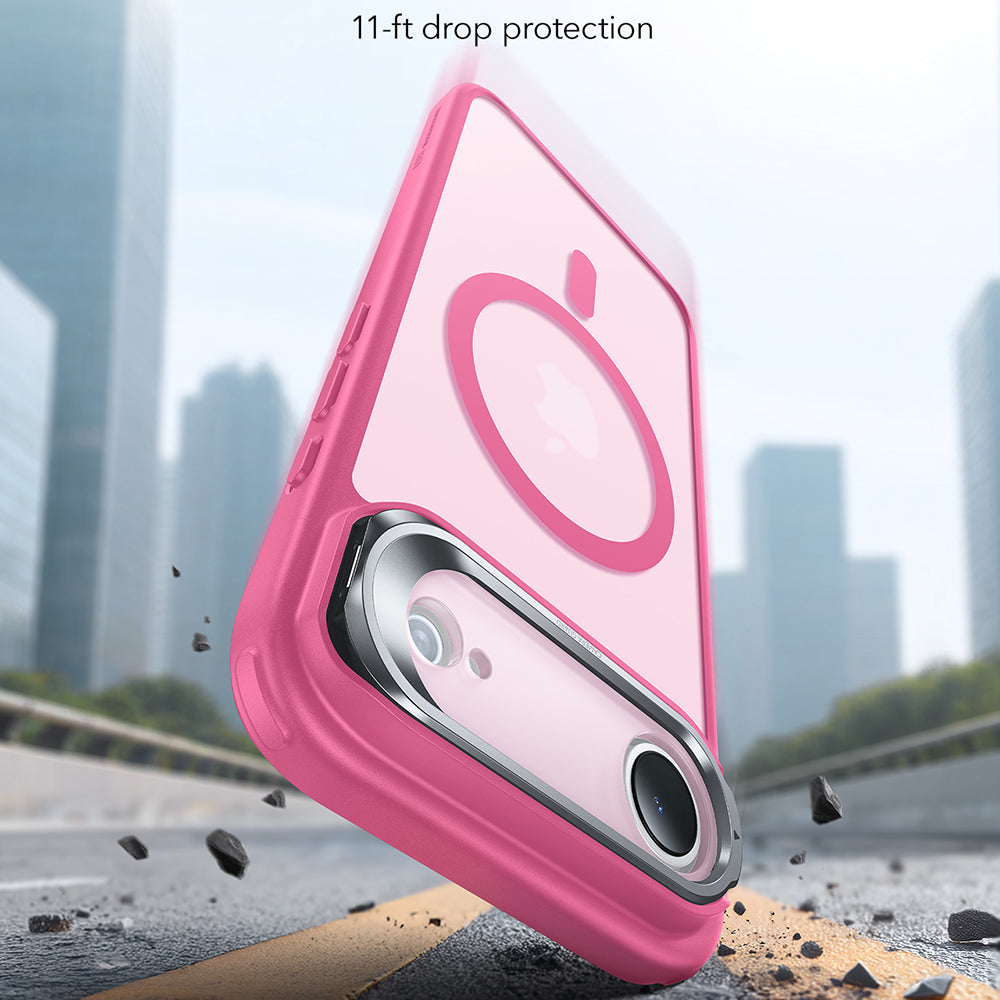 MagSafe-deksel for Apple iPhone 17 Air, ESR, Classic Hybrid Kickstand, Satinrosa