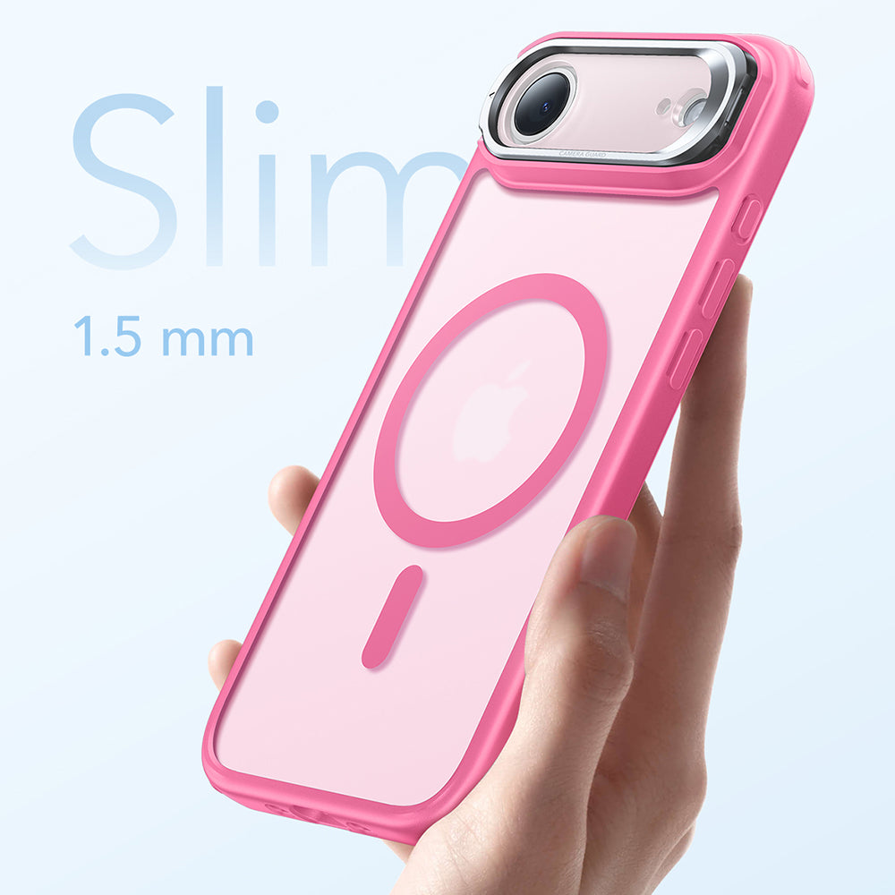 MagSafe-deksel for Apple iPhone 17 Air, ESR, Classic Hybrid Kickstand, Satinrosa