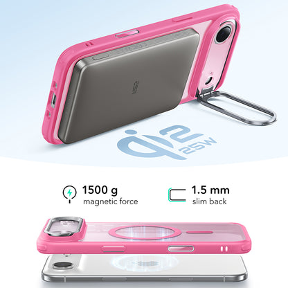 MagSafe-deksel for Apple iPhone 17 Air, ESR, Classic Hybrid Kickstand, Satinrosa