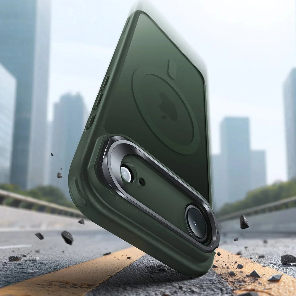 MagSafe-deksel for Apple iPhone 17 Air, ESR, Classic Hybrid Kickstand, Satengrønn