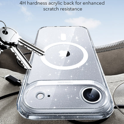 MagSafe-deksel for Apple iPhone 17 Air, ESR, Classic Hybrid Shimmer, Gjennomsiktig