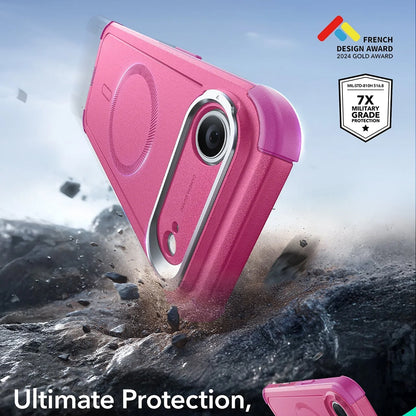 MagSafe-deksel for Apple iPhone 17 Air, ESR, Cyber Armor Kickstand, Rosa
