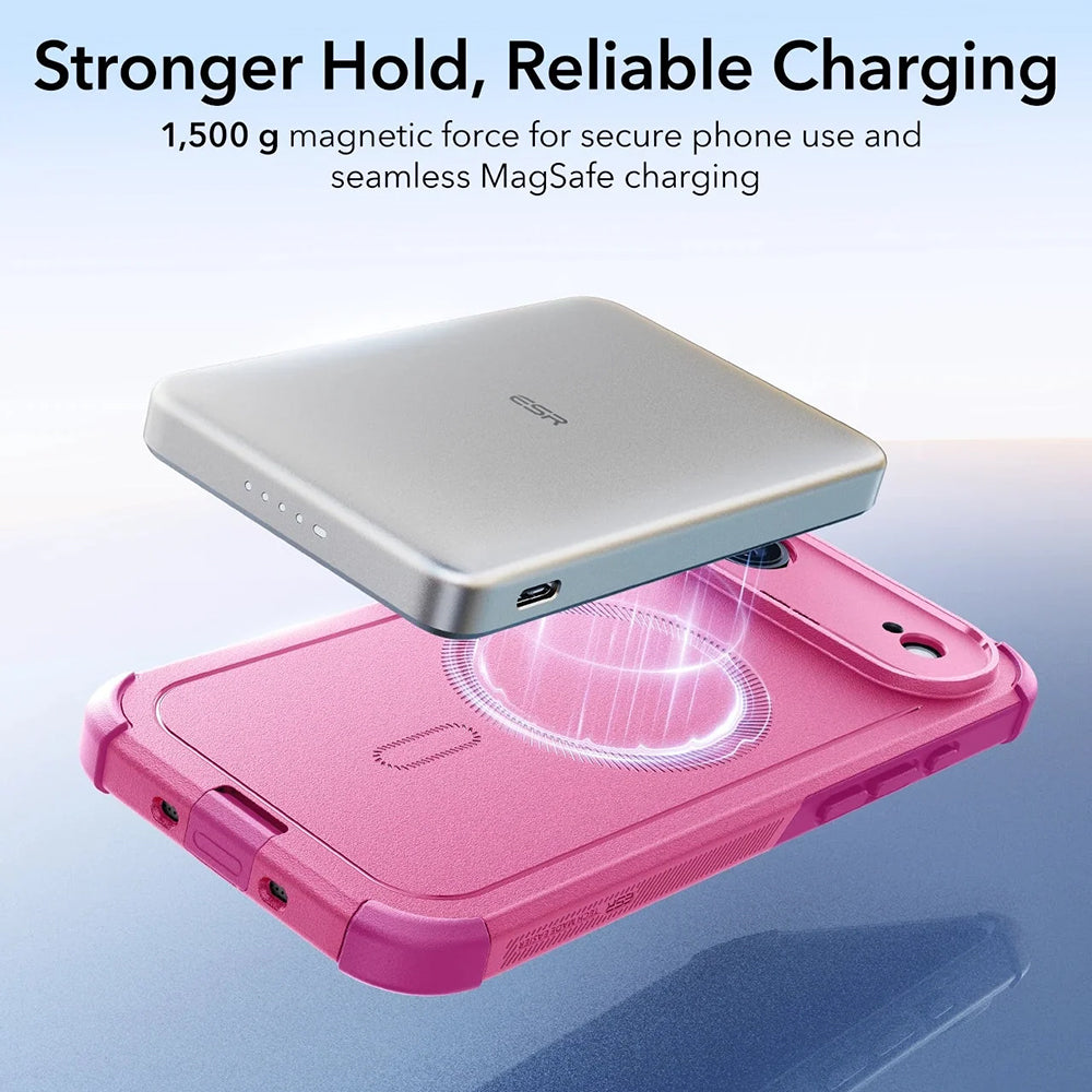 MagSafe-deksel for Apple iPhone 17 Air, ESR, Cyber, Rosa