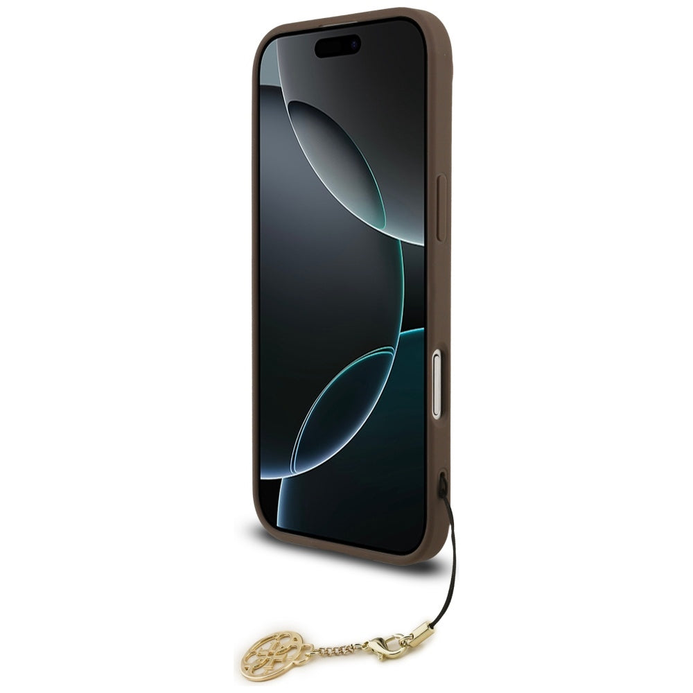 MagSafe-deksel for Apple iPhone 17 Air, Guess, 4G Charm Cradle, Brun