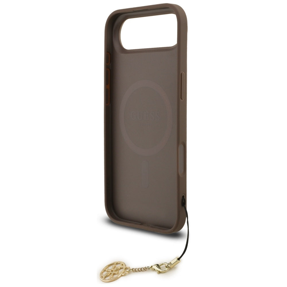 MagSafe-deksel for Apple iPhone 17 Air, Guess, 4G Charm Cradle, Brun