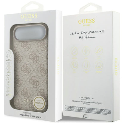 MagSafe-deksel for Apple iPhone 17 Air, Guess, 4G Charm Cradle, Rosa