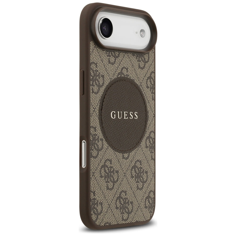 MagSafe-deksel for Apple iPhone 17 Air, Guess, 4G Circle Classic Logo, Brun