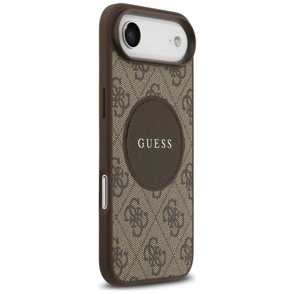 MagSafe-deksel for Apple iPhone 17 Air, Guess, 4G Circle Classic Logo, Brun