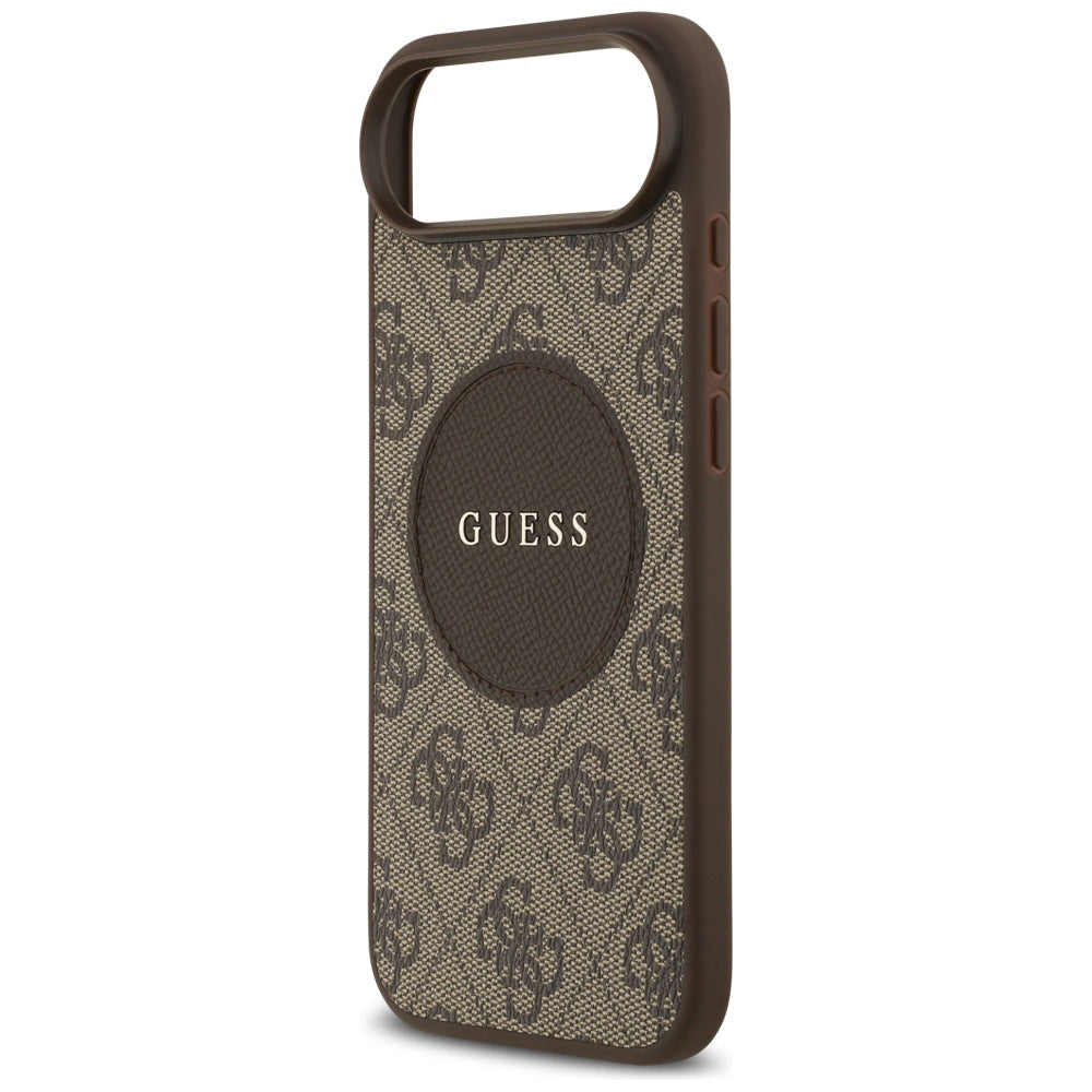 MagSafe-deksel for Apple iPhone 17 Air, Guess, 4G Circle Classic Logo, Brun