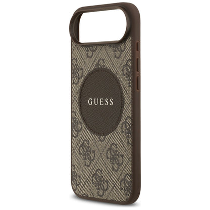 MagSafe-deksel for Apple iPhone 17 Air, Guess, 4G Circle Classic Logo, Brun