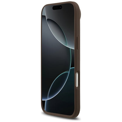 MagSafe-deksel for Apple iPhone 17 Air, Guess, 4G Circle Classic Logo, Brun