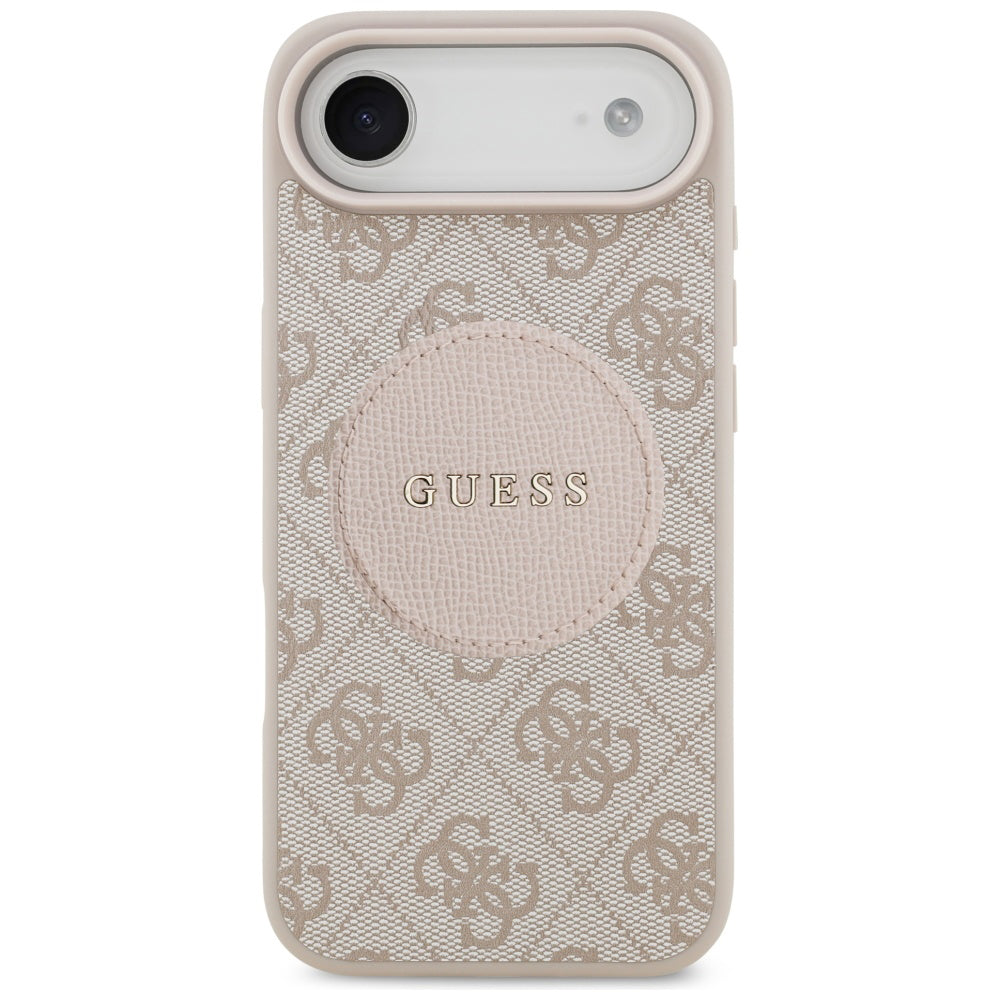 MagSafe-deksel for Apple iPhone 17 Air, Guess, 4G Circle Classic Logo, Rosa