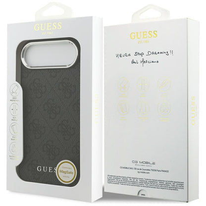 MagSafe-deksel for Apple iPhone 17 Air, Guess, 4G Classic Logo, Svart