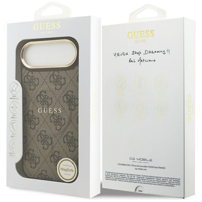 MagSafe-deksel for Apple iPhone 17 Air, Guess, 4G Classic, Brun