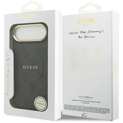 MagSafe-deksel for Apple iPhone 17 Air, Guess, 4G Classic, Svart