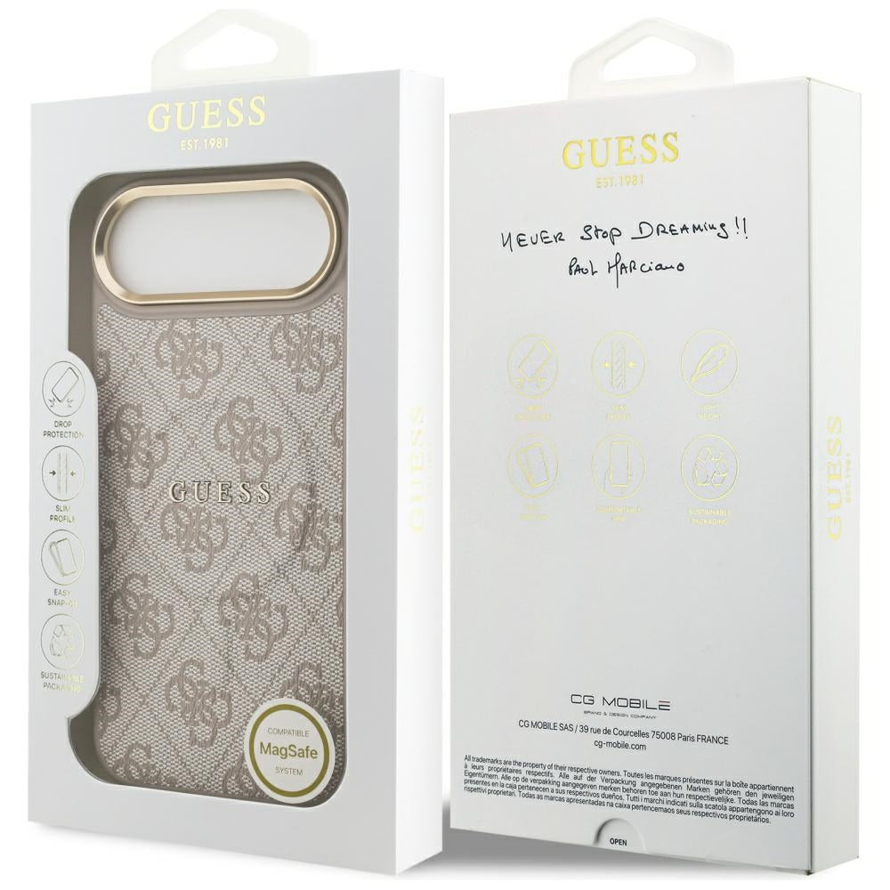 MagSafe-deksel for Apple iPhone 17 Air, Guess, 4G Classic, Rosa