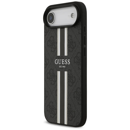 MagSafe-deksel for Apple iPhone 17 Air, Guess, 4G Printed Stripes, Svart