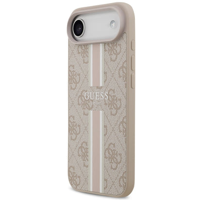 MagSafe-deksel for Apple iPhone 17 Air, Guess, 4G Printed Stripes, Rosa