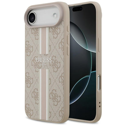 MagSafe-deksel for Apple iPhone 17 Air, Guess, 4G Printed Stripes, Rosa