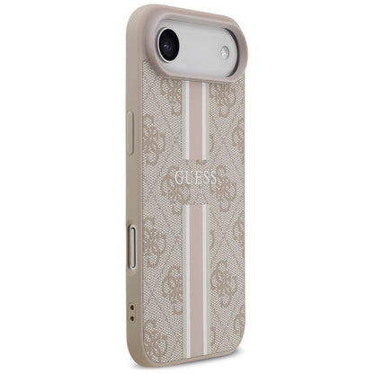 MagSafe-deksel for Apple iPhone 17 Air, Guess, 4G Printed Stripes, Rosa