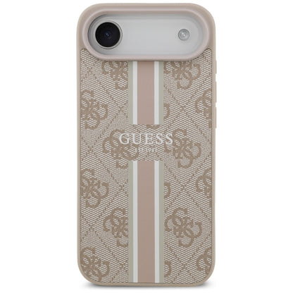 MagSafe-deksel for Apple iPhone 17 Air, Guess, 4G Printed Stripes, Rosa