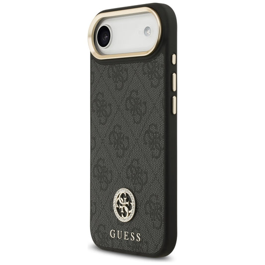 MagSafe-deksel for Apple iPhone 17 Air, Guess, 4G Strass Logo, Svart