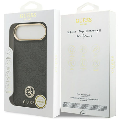 MagSafe-deksel for Apple iPhone 17 Air, Guess, 4G Strass Logo, Svart