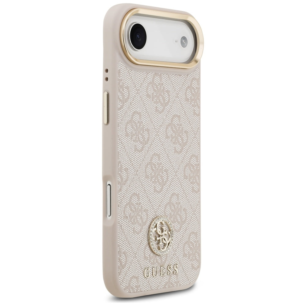 MagSafe-deksel for Apple iPhone 17 Air, Guess, 4G Strass Logo, Rosa
