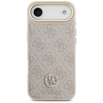 MagSafe-deksel for Apple iPhone 17 Air, Guess, 4G Strass Logo, Rosa