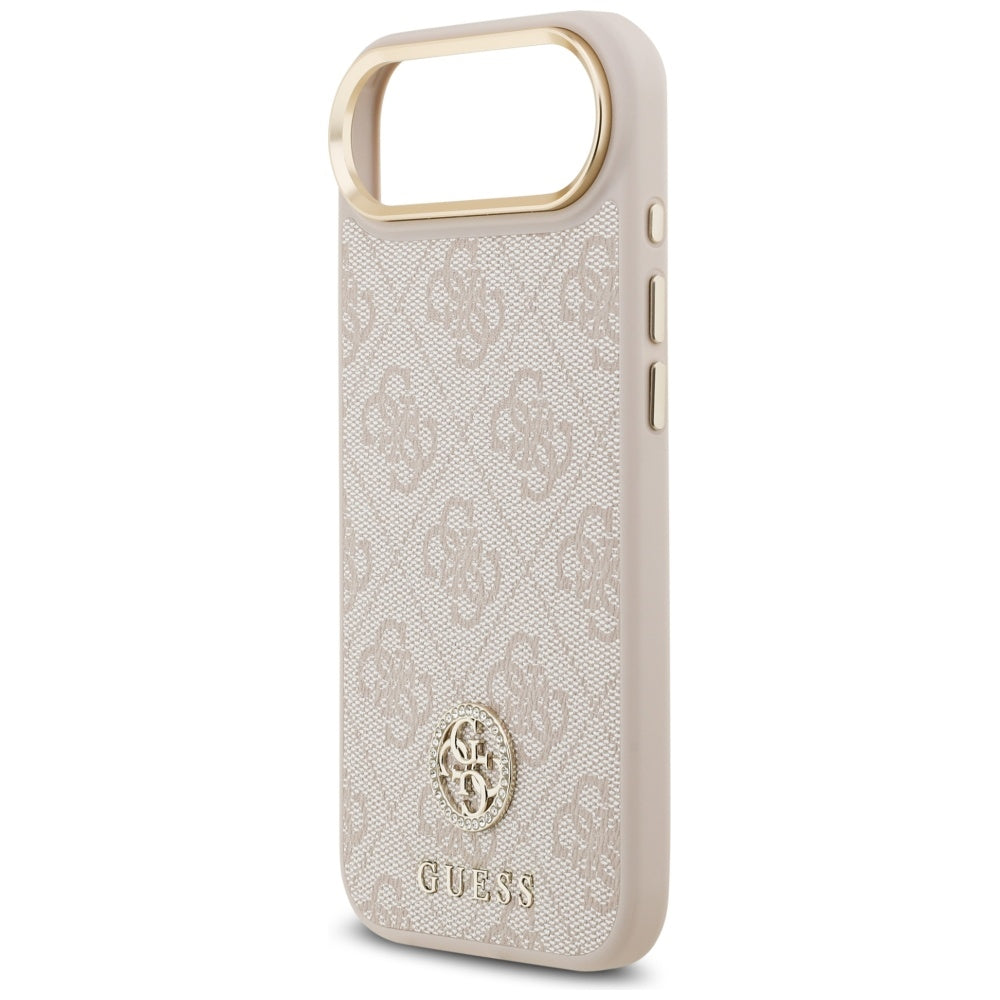 MagSafe-deksel for Apple iPhone 17 Air, Guess, 4G Strass Logo, Rosa