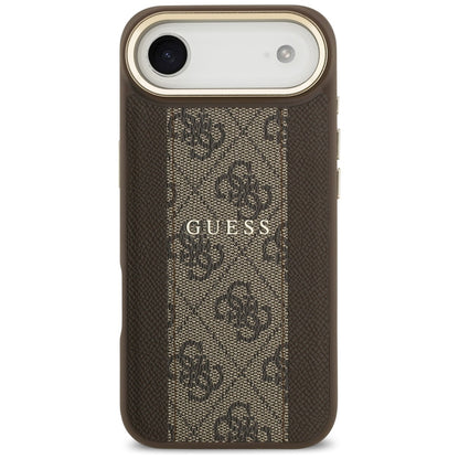 MagSafe-deksel for Apple iPhone 17 Air, Guess, 4G Stripe, Brun