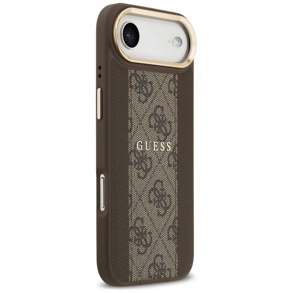 MagSafe-deksel for Apple iPhone 17 Air, Guess, 4G Stripe, Brun