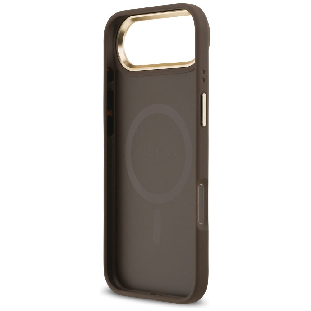 MagSafe-deksel for Apple iPhone 17 Air, Guess, 4G Stripe, Brun