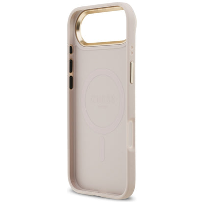 MagSafe-deksel for Apple iPhone 17 Air, Guess, 4G Stripe, Rosa