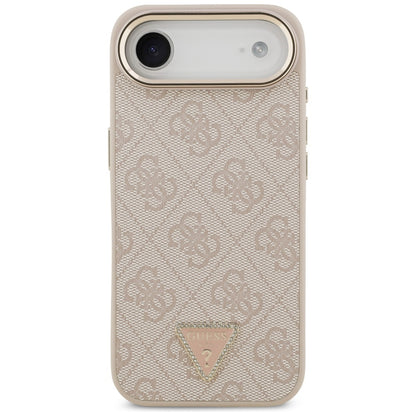 MagSafe-deksel for Apple iPhone 17 Air, Guess, 4G Triangle Logo, Gullrosa