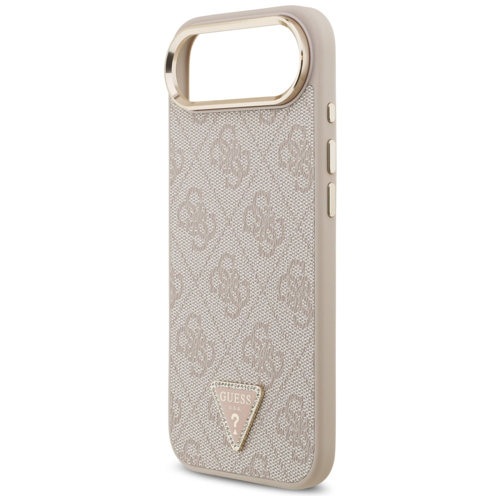 MagSafe-deksel for Apple iPhone 17 Air, Guess, 4G Triangle Logo, Gullrosa