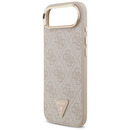 MagSafe-deksel for Apple iPhone 17 Air, Guess, 4G Triangle Logo, Gullrosa