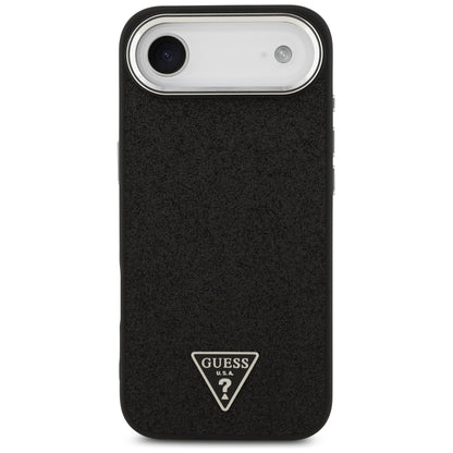 MagSafe-deksel for Apple iPhone 17 Air, Guess, Glitter Triangle Logo, Svart