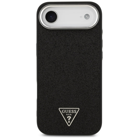 MagSafe-deksel for Apple iPhone 17 Air, Guess, Glitter Triangle Logo, Svart