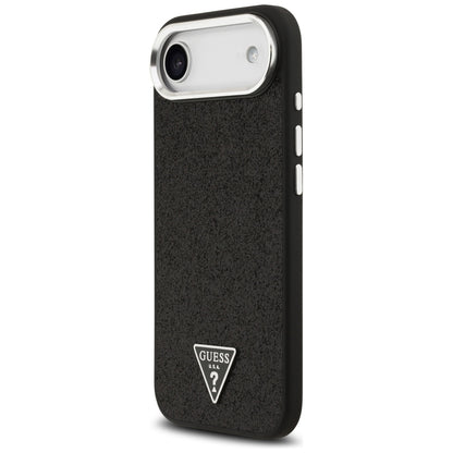 MagSafe-deksel for Apple iPhone 17 Air, Guess, Glitter Triangle Logo, Svart