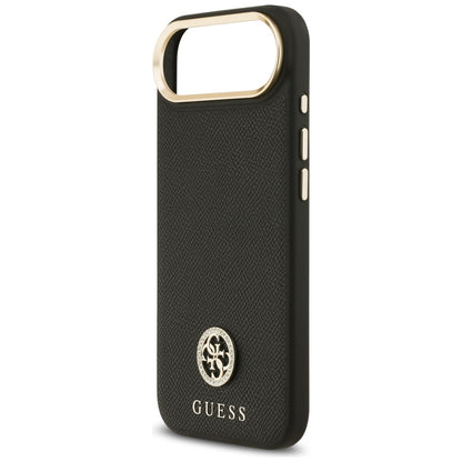 MagSafe-deksel for Apple iPhone 17 Air, Guess, Grained Strass Logo, Svart