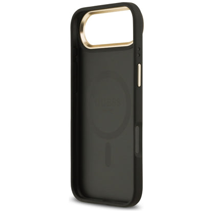 MagSafe-deksel for Apple iPhone 17 Air, Guess, Grained Strass Logo, Svart