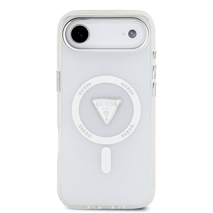 MagSafe-deksel for Apple iPhone 17 Air, Guess, IML Gradient Triangle Logo, Gjennomsiktig