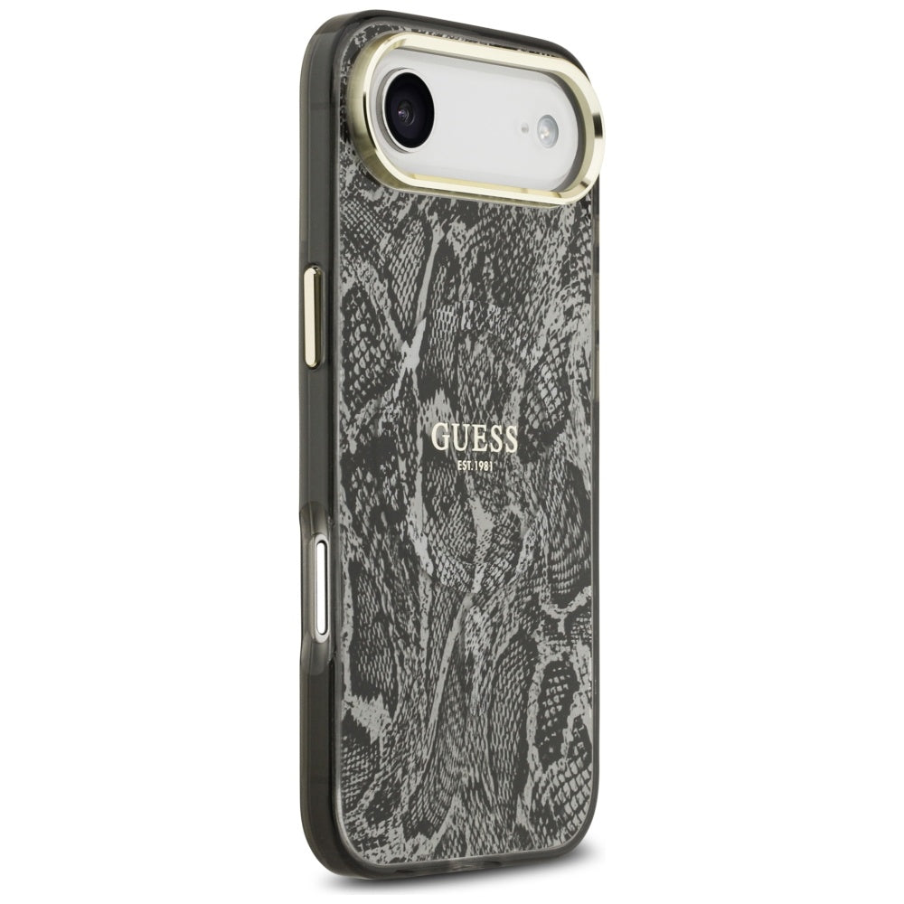 MagSafe-deksel for Apple iPhone 17 Air, Guess, Python-mønster, Svart