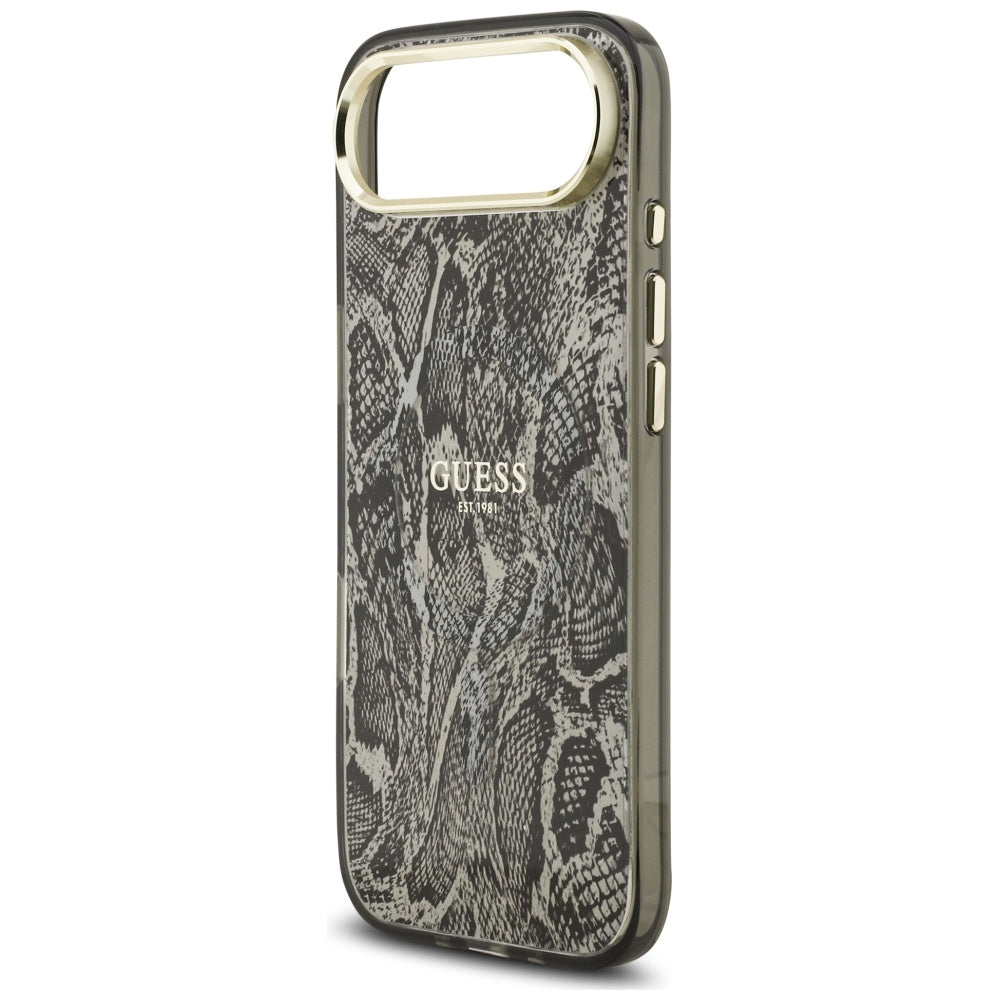 MagSafe-deksel for Apple iPhone 17 Air, Guess, Python-mønster, Svart