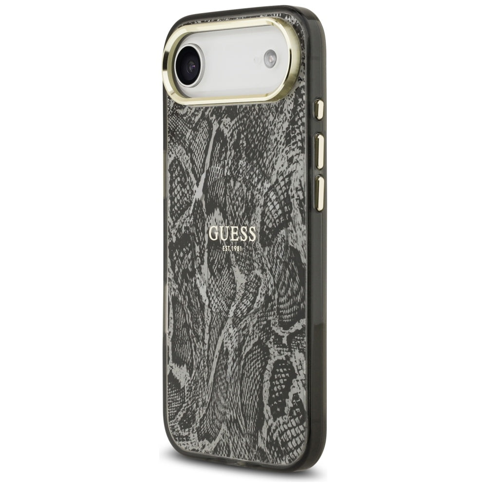 MagSafe-deksel for Apple iPhone 17 Air, Guess, Python-mønster, Svart