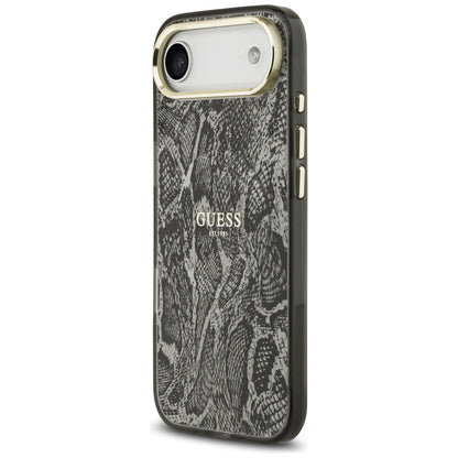 MagSafe-deksel for Apple iPhone 17 Air, Guess, Python-mønster, Svart