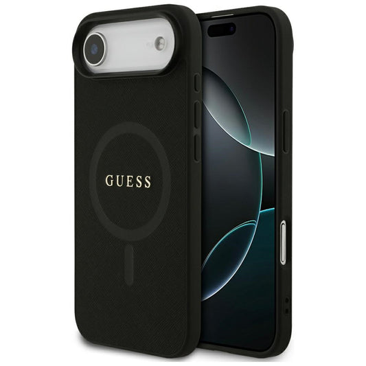 MagSafe-deksel for Apple iPhone 17 Air, Guess, Saffiano Classic Logo, Svart